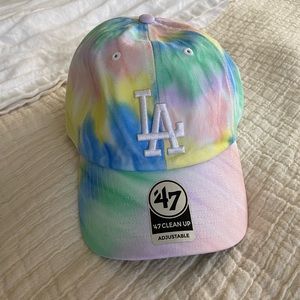 ‘47 Tie Dye LA Baseball Cap NWT
